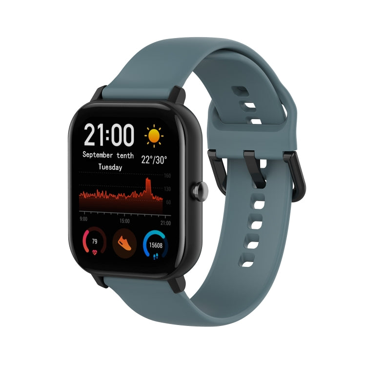 Per Amazfit GTS4 Mini cinturino in silicone morbido tinta unita, S Size, Large Size