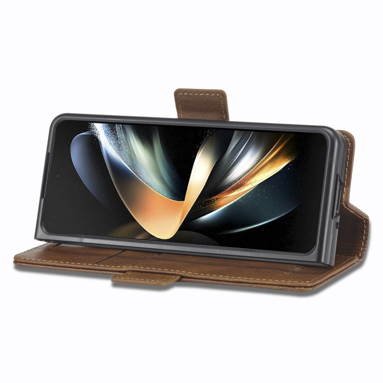 Custodia per telefono in pelle antifurto LC.IMEEKE RFID, For Samsung Galaxy Z Fold4 5G, For Samsung Galaxy Z Fold3 5G, For Samsung Galaxy Z Flip4 5G, For Samsung Galaxy Z Flip3 5G