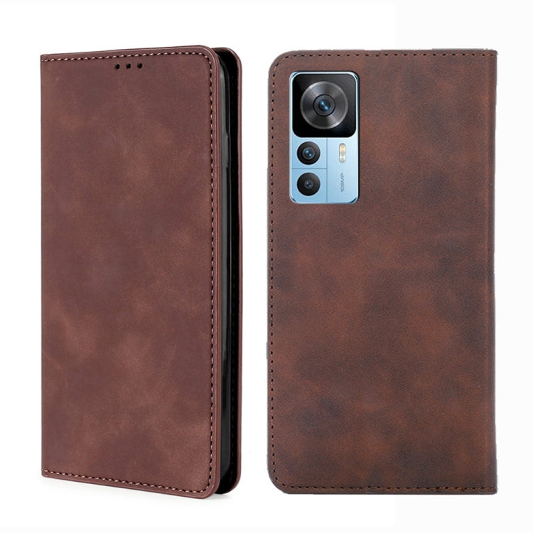 Custodia per telefono in pelle con vibrazione orizzontale magnetica Skin Feel, For OnePlus Ace Pro 5G, For TCL 305i, For Xiaomi Redmi K50 Ultra/Xiaomi 12T/Xiaomi 12T Pro, For Asus Zenfone 9, For Huawei nova Y90 4G
