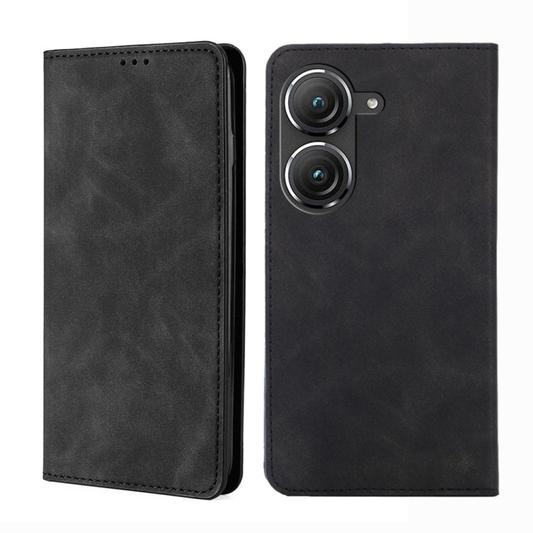 Custodia per telefono in pelle con vibrazione orizzontale magnetica Skin Feel, For OnePlus Ace Pro 5G, For TCL 305i, For Xiaomi Redmi K50 Ultra/Xiaomi 12T/Xiaomi 12T Pro, For Asus Zenfone 9, For Huawei nova Y90 4G