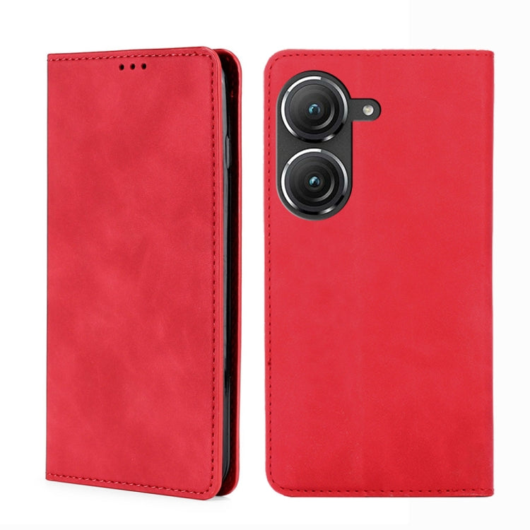 Custodia per telefono in pelle con vibrazione orizzontale magnetica Skin Feel, For OnePlus Ace Pro 5G, For TCL 305i, For Xiaomi Redmi K50 Ultra/Xiaomi 12T/Xiaomi 12T Pro, For Asus Zenfone 9, For Huawei nova Y90 4G