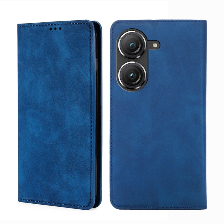 Custodia per telefono in pelle con vibrazione orizzontale magnetica Skin Feel, For OnePlus Ace Pro 5G, For TCL 305i, For Xiaomi Redmi K50 Ultra/Xiaomi 12T/Xiaomi 12T Pro, For Asus Zenfone 9, For Huawei nova Y90 4G