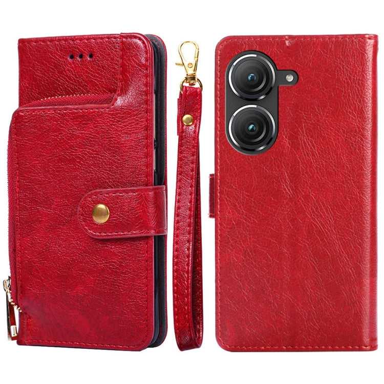 Custodia per cellulare in pelle con cerniera, For OnePlus Ace Pro 5G, For TCL 305i, For Xiaomi Redmi K50 Ultra/Xiaomi 12T/Xiaomi 12T Pro, For Asus Zenfone 9, For Huawei nova Y90 4G