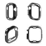 Custodia per orologio in TPU con pellicola in PET, For Apple Watch Ultra 1 / 2 / 3 49mm