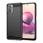 Custodia per telefono in TPU antiurto in fibra di carbonio con trama spazzolata, For Xiaomi Redmi Note 11SE 4G, For vivo Y30 5G, For vivo Y33E 5G, For OPPO A77 4G, For OnePlus Nord N20 SE