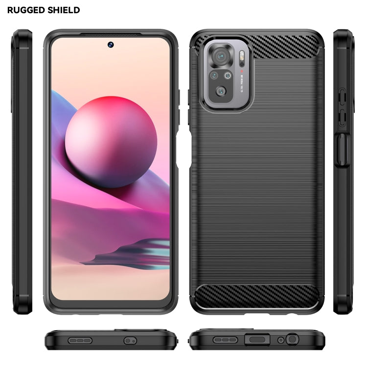 Custodia per telefono in TPU antiurto in fibra di carbonio con trama spazzolata, For Xiaomi Redmi Note 11SE 4G, For vivo Y30 5G, For vivo Y33E 5G, For OPPO A77 4G, For OnePlus Nord N20 SE