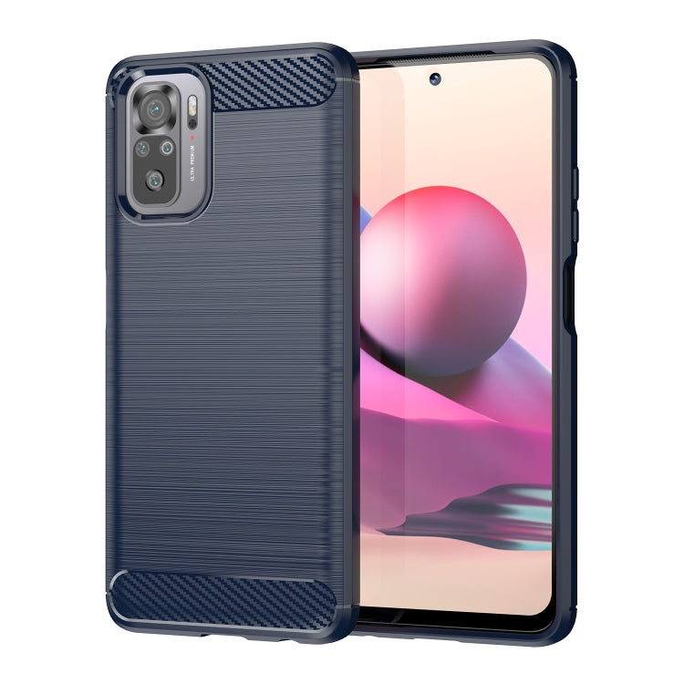 Custodia per telefono in TPU antiurto in fibra di carbonio con trama spazzolata, For Xiaomi Redmi Note 11SE 4G, For vivo Y30 5G, For vivo Y33E 5G, For OPPO A77 4G, For OnePlus Nord N20 SE