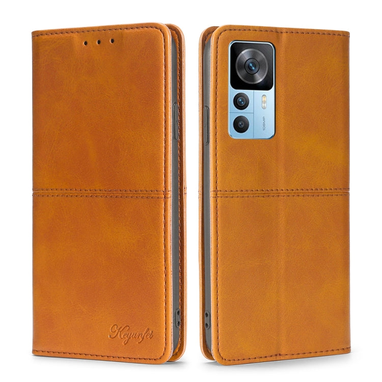 Custodia per telefono in pelle a vibrazione orizzontale magnetica con trama di mucca, For OnePlus Ace Pro 5G, For TCL 305i, For Xiaomi Redmi K50 Ultra/Xiaomi 12T/Xiaomi 12T Pro, For Asus Zenfone 9, For Huawei nova Y90 4G