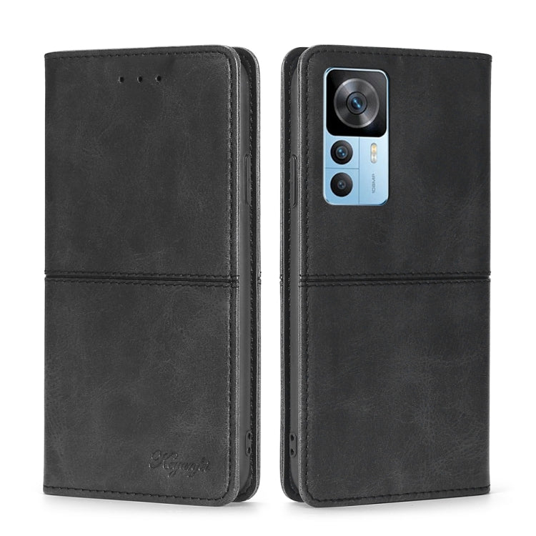 Custodia per telefono in pelle a vibrazione orizzontale magnetica con trama di mucca, For OnePlus Ace Pro 5G, For TCL 305i, For Xiaomi Redmi K50 Ultra/Xiaomi 12T/Xiaomi 12T Pro, For Asus Zenfone 9, For Huawei nova Y90 4G