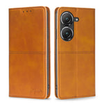 Custodia per telefono in pelle a vibrazione orizzontale magnetica con trama di mucca, For OnePlus Ace Pro 5G, For TCL 305i, For Xiaomi Redmi K50 Ultra/Xiaomi 12T/Xiaomi 12T Pro, For Asus Zenfone 9, For Huawei nova Y90 4G