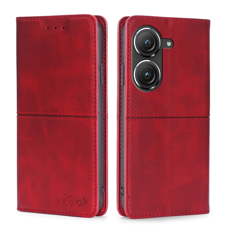 Custodia per telefono in pelle a vibrazione orizzontale magnetica con trama di mucca, For OnePlus Ace Pro 5G, For TCL 305i, For Xiaomi Redmi K50 Ultra/Xiaomi 12T/Xiaomi 12T Pro, For Asus Zenfone 9, For Huawei nova Y90 4G