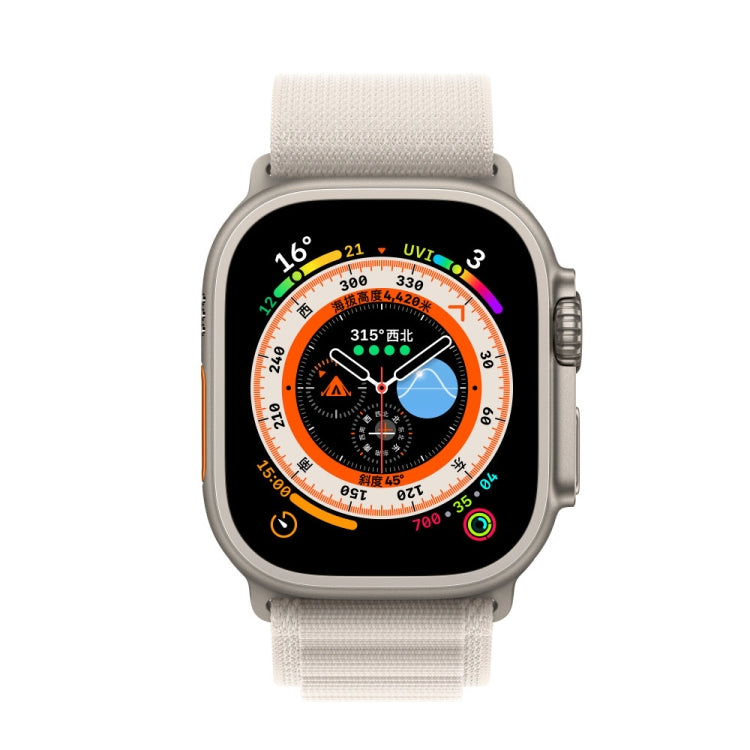 Cinturino per orologio in nylon, For Apple Watch 46mm / 49mm / 45mm / 44mm