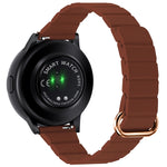 Cinturino in pelle con fibbia magnetica da 22 mm, For Samsung Galaxy Watch3 45mm