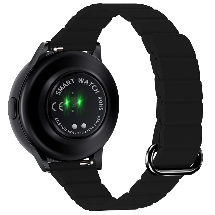Cinturino in pelle con fibbia magnetica da 22 mm, For Samsung Galaxy Watch3 45mm