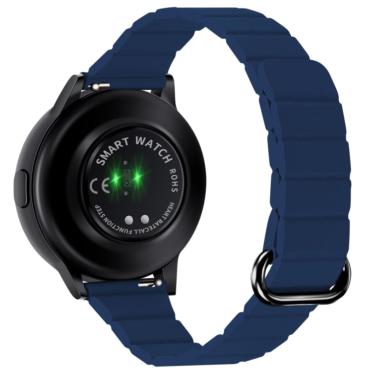 Cinturino in pelle con fibbia magnetica da 22 mm, For Samsung Galaxy Watch3 45mm