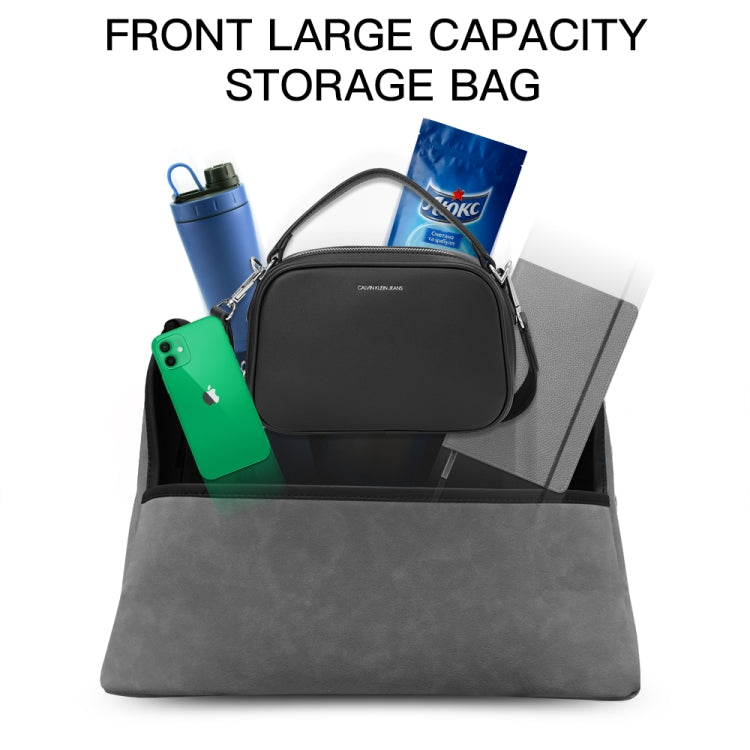 Borsa da appendere per console centrale per auto da 2 pezzi Borsa portaoggetti in pelle di montone