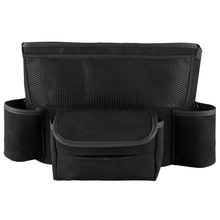 Borsa da appendere per console centrale per auto da 2 pezzi Borsa portaoggetti in pelle di montone