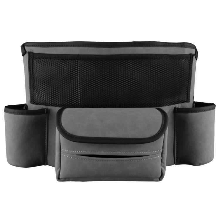 Borsa da appendere per console centrale per auto da 2 pezzi Borsa portaoggetti in pelle di montone