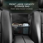 Borsa da appendere per console centrale per auto da 2 pezzi Borsa portaoggetti in pelle di montone