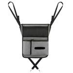 Borsa da appendere per console centrale per auto da 2 pezzi Borsa portaoggetti in pelle di montone