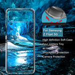 imak serie UX-6 Custodia per telefono invisibile antiurto in TPU antiurto all-inclusive, For Samsung Galaxy Z Flip4 5G