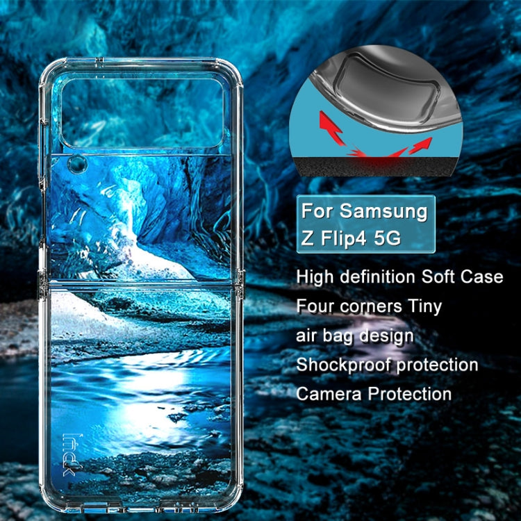 imak serie UX-6 Custodia per telefono invisibile antiurto in TPU antiurto all-inclusive, For Samsung Galaxy Z Flip4 5G