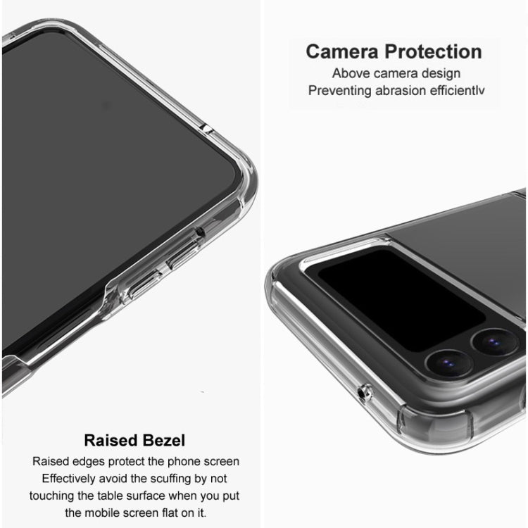 imak serie UX-6 Custodia per telefono invisibile antiurto in TPU antiurto all-inclusive, For Samsung Galaxy Z Flip4 5G