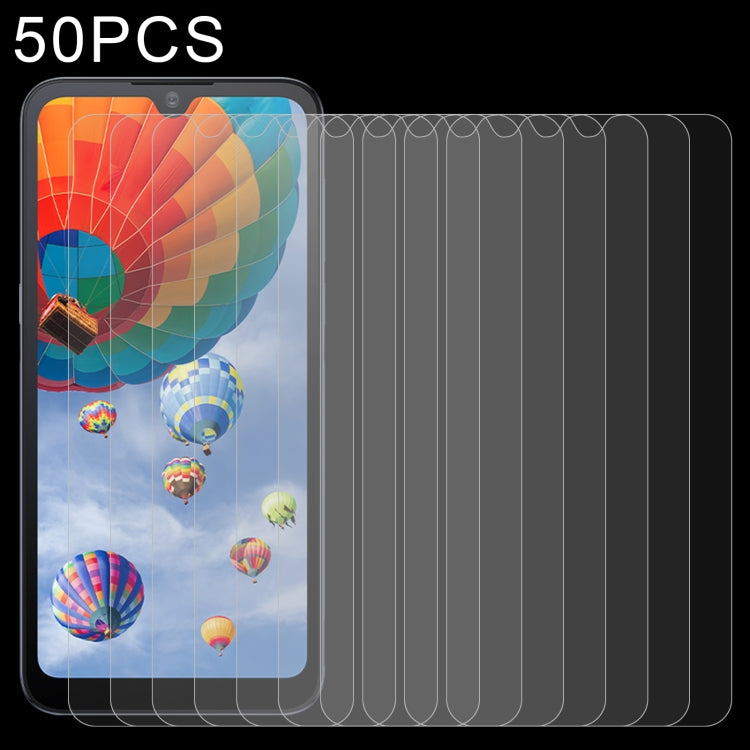 50 pellicole in vetro temperato da 0,26 mm 9H 2,5D, For TCL 304 (50 PCS), For Ulefone Power Armor X11 Pro (50 PCS), For Samsung Galaxy A23e(50 PCS)