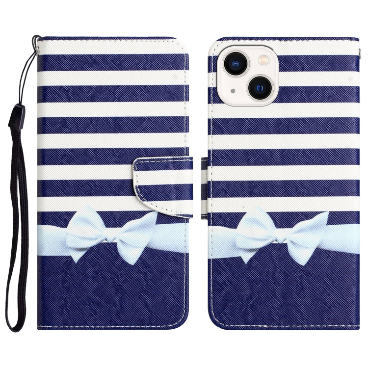 Custodia per telefono in pelle con disegno colorato, For iPhone 13