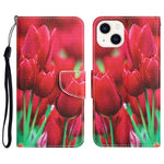 Custodia per telefono in pelle con disegno colorato, For iPhone 13 mini