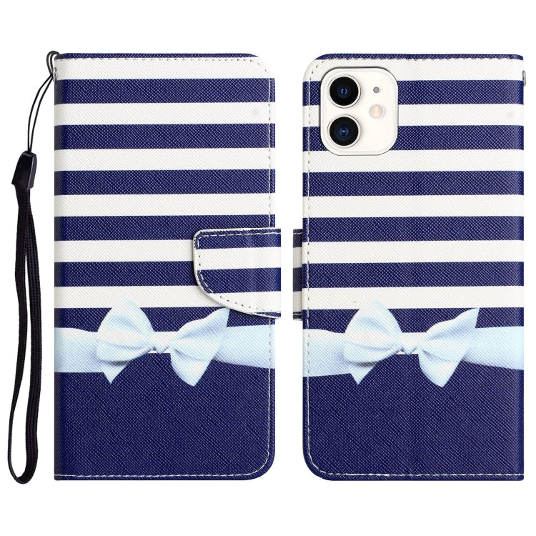 Custodia per telefono in pelle con disegno colorato, For iPhone 12 mini