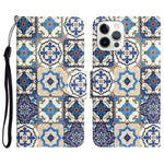 Custodia per telefono in pelle con disegno colorato, For iPhone 12 Pro Max