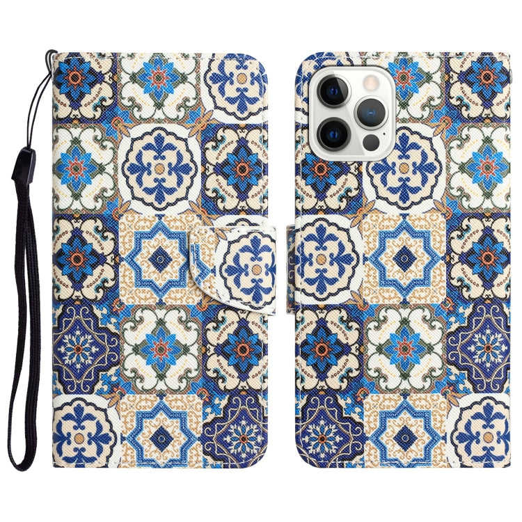 Custodia per telefono in pelle con disegno colorato, For iPhone 12 Pro Max