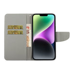 Custodia per telefono in pelle con disegno colorato, For iPhone 11