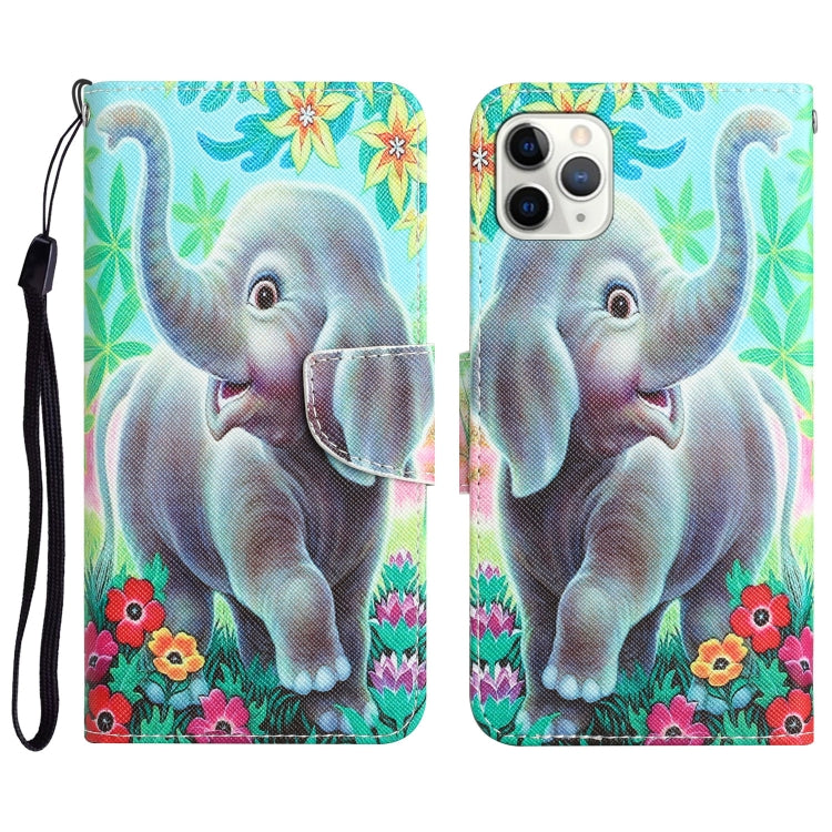 Custodia per telefono in pelle con disegno colorato, For iPhone 11 Pro