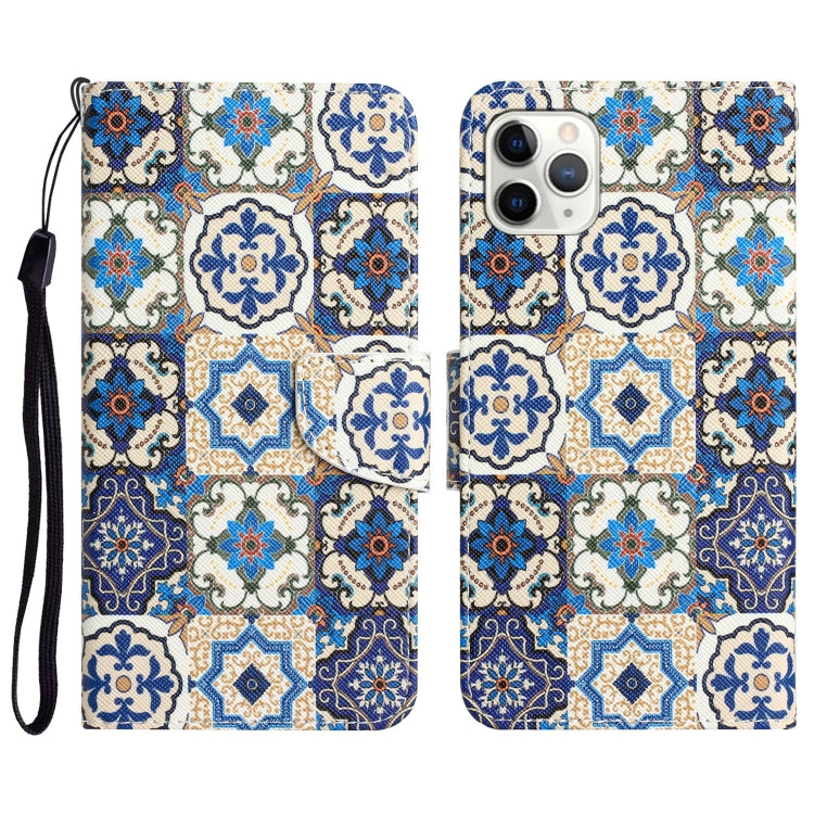 Custodia per telefono in pelle con disegno colorato, For iPhone 11 Pro