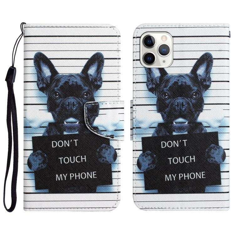 Custodia per telefono in pelle con disegno colorato, For iPhone 11 Pro