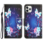 Custodia per telefono in pelle con disegno colorato, For iPhone 11 Pro