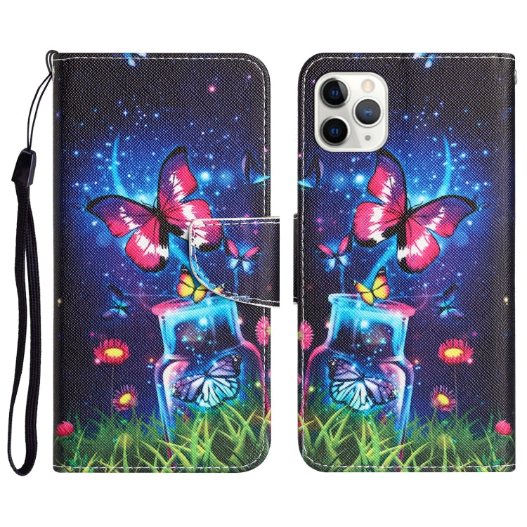 Custodia per telefono in pelle con disegno colorato, For iPhone 11 Pro