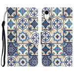 Custodia per telefono in pelle con disegno colorato, For iPhone XR