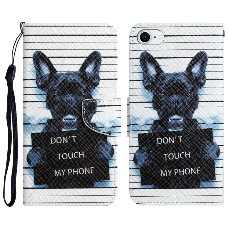 Custodia per telefono in pelle con disegno colorato, For iPhone 7 / 8
