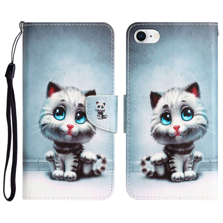 Custodia per telefono in pelle con disegno colorato, For iPhone 7 / 8