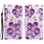 Custodia per telefono in pelle con disegno colorato, For iPhone 7 / 8
