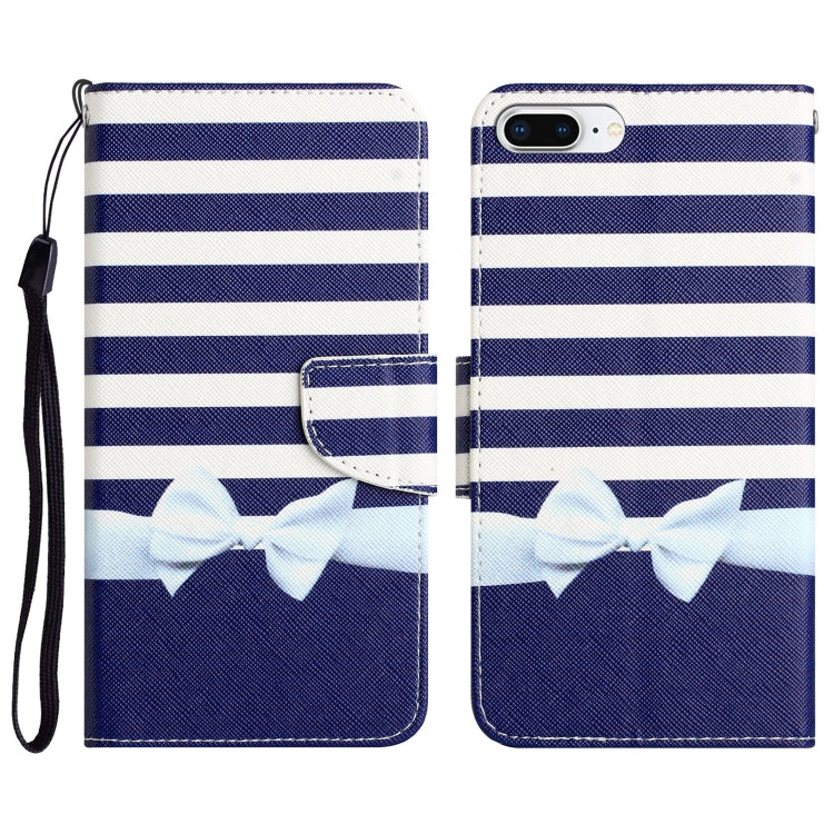 Custodia per telefono in pelle con disegno colorato, For iPhone 7 Plus / 8 Plus