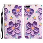 Custodia per telefono in pelle con disegno colorato, For iPhone 7 Plus / 8 Plus