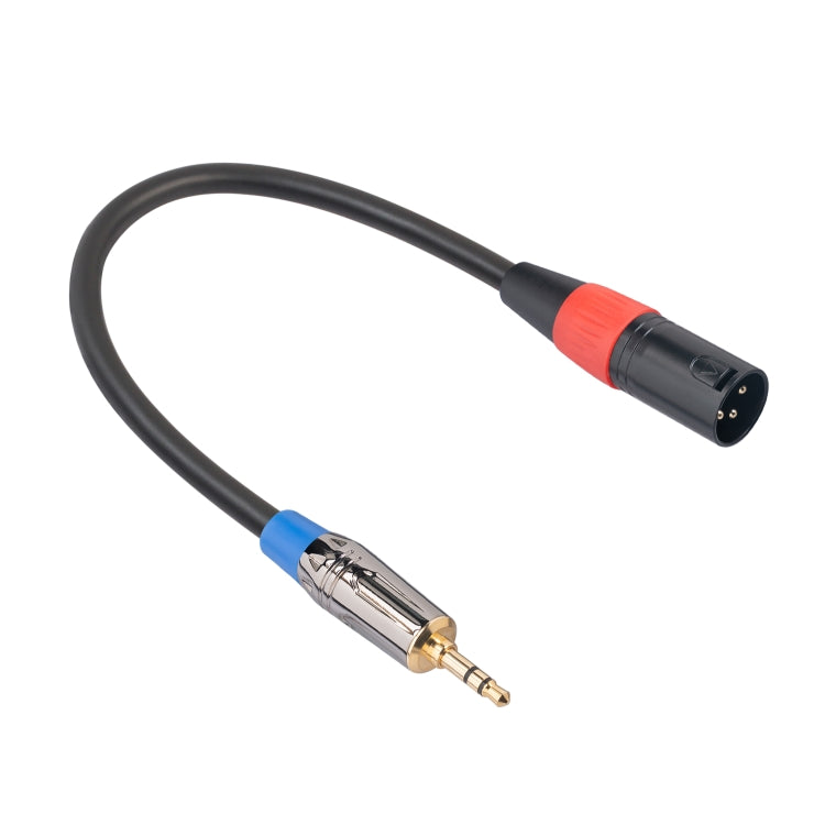 TC194BUXK108-03 Cavo audio per microfono da 3,5 mm TRS maschio a XLR 3 pin maschio, lunghezza: 30 cm, 3.5mm M to XLR M