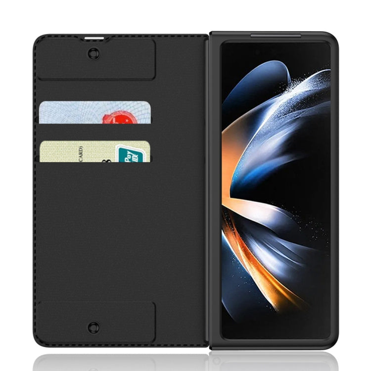 Custodia per telefono in pelle flip GKK Armor con slot per penne, For Samsung Galaxy Z Fold4