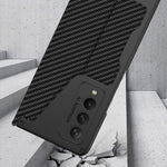 Custodia per telefono in pelle flip GKK Armor con slot per penne, For Samsung Galaxy Z Fold4