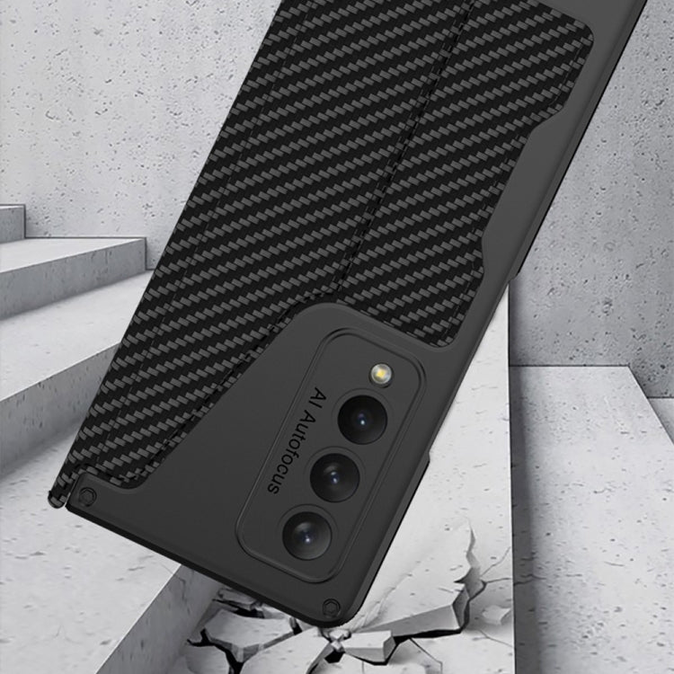 Custodia per telefono in pelle flip GKK Armor con slot per penne, For Samsung Galaxy Z Fold4