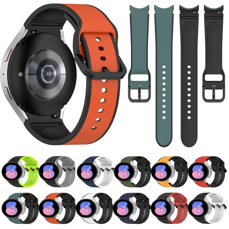 Cinturino in silicone bicolore, For Samsung Galaxy Watch5 Pro / Watch5